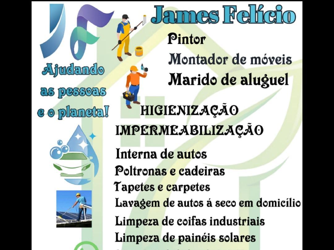 Pequenas instalações de tomadas, interruptores, ventiladores, disjuntores.